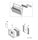 Part Location Diagram of WJ05X10069 GE Guide - Right Side