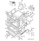 BODY PARTS Diagram and Parts List for JGBP33SET2SS  General Electric Range