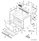 BODY PARTS Diagram and Parts List for ZDP304NP4SS  General Electric Range
