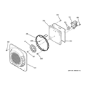 CONVECTION FAN Diagram and Parts List for JB710ST1SS  General Electric Range