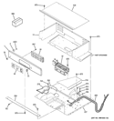 CONTROL PANEL Diagram and Parts List for JCKS10DP3BB  General Electric Wall Oven