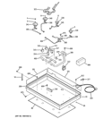 GAS & BURNER PARTS Diagram and Parts List for PGP966SET1SS  General Electric Cooktop