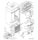 CONTROLS & COMPONENTS Diagram and Parts List for ZICP360SLFSS  General Electric Refrigerator