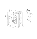 CONTROLLER PARTS Diagram and Parts List for JVM2010DS1BB  General Electric Microwave
