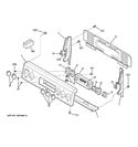 CONTROL PANEL Diagram and Parts List for JB3001R3SS  General Electric Range