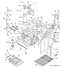 Part Location Diagram of WB34T10129 GE ENCLOSURE CONTROL