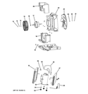 BASE PAN & UNIT PARTS Diagram and Parts List for AEV05LQQ1  General Electric Air Conditioner