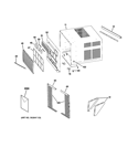 Part Location Diagram of WJ66X10101 GE BRACKET GUIDE
