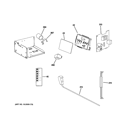 COTROL PARTS Diagram and Parts List for AHH24DQH1  General Electric Air Conditioner