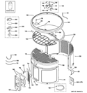 Part Location Diagram of WS02X10078 GE CLIP SENSOR (T3A/T4)