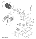 SEALED SYSTEM & MOTHER BOARD Diagram and Parts List for ZSEP420DYASS  General Electric Refrigerator