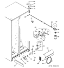FRESH FOOD SECTION Diagram and Parts List for GSF25JGCCBB  General Electric Refrigerator