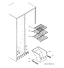 FREEZER SHELVES Diagram and Parts List for GSH22JGCCBB  General Electric Refrigerator