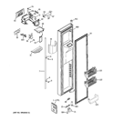 FREEZER DOOR Diagram and Parts List for RCE25RGBBFSS  General Electric Refrigerator
