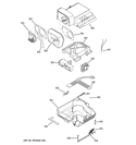 CUSTOM COOL Diagram and Parts List for RCE25RGBBFWW  General Electric Refrigerator