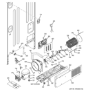 Part Location Diagram of WR55X11156 GE BOARD MAIN COMBINED HMI