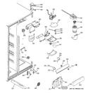 FRESH FOOD SECTION Diagram and Parts List for GIE21LGYDFKB  General Electric Refrigerator
