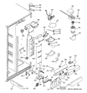 FRESH FOOD SECTION Diagram and Parts List for PCE23VGXGFBB  General Electric Refrigerator