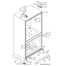 CASE PARTS Diagram and Parts List for PFSS2MJYDSS  General Electric Refrigerator