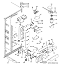 FRESH FOOD SECTION Diagram and Parts List for PSCS3RGXGFSS  General Electric Refrigerator