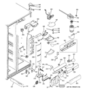 FRESH FOOD SECTION Diagram and Parts List for PCE23NHTLFBB  General Electric Refrigerator