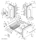 DOORS Diagram and Parts List for PFSS2MJYGSS  General Electric Refrigerator
