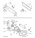 Part Location Diagram of WE19M1713 GE BACKSPLASH GRAPHICS