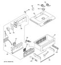 Part Location Diagram of WR32X10926 GE QC MULLION Assembly 48