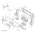 Part Location Diagram of WB37T10010 GE BRACKET CONTROL