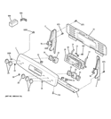 Part Location Diagram of WB27T11432 GE FACEPLATE GRAPHICS