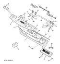 CONTROL PANEL Diagram and Parts List for PGS975DEP4WW  General Electric Range