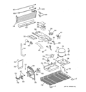 UNIT PARTS Diagram and Parts List for GTH18EBT2RBB  General Electric Refrigerator