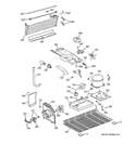 UNIT PARTS Diagram and Parts List for GTH18GCDCRWW  General Electric Refrigerator