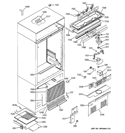 CONTROLS & COMPONENTS Diagram and Parts List for ZICP360NXBLH  General Electric Refrigerator
