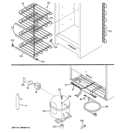 UNIT PARTS Diagram and Parts List for FUM14SVERWW  General Electric Freezer
