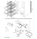 UNIT PARTS Diagram and Parts List for FUM17SVDRWW  General Electric Freezer