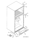 CASE PARTS Diagram and Parts List for GTY22IBBJRWW  General Electric Refrigerator