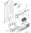 UNIT PARTS Diagram and Parts List for GTY22IBBJRWW  General Electric Refrigerator