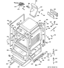 BODY PARTS Diagram and Parts List for JGB281DER5BB  General Electric Range
