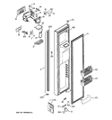 FREEZER DOOR Diagram and Parts List for RCE25RGBBFKB  General Electric Refrigerator