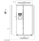 DOOR TRIMS Diagram and Parts List for RCU24KGBBFKB  General Electric Refrigerator