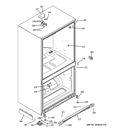 CASE PARTS Diagram and Parts List for PDCE1NBZHDSS  General Electric Refrigerator