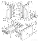 DOORS Diagram and Parts List for PFCA1NJZHDSS  General Electric Refrigerator