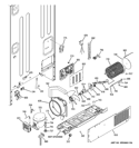 MACHINE COMPARTMENT Diagram and Parts List for PFSA5NJZHDSS  General Electric Refrigerator