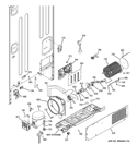 MACHINE COMPARTMENT Diagram and Parts List for PFSE5NJZHDSS  General Electric Refrigerator