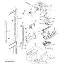 FRESH FOOD SECTION Diagram and Parts List for PFSS0MFZH SS  General Electric Refrigerator