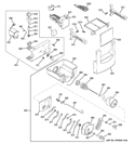 Part Location Diagram of WR29X35945 GE FEELER ARM