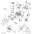 Part Location Diagram of WB55X10969 GE CASE OUTER ES