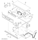 CONTROL PANEL Diagram and Parts List for PT958DR2BB  General Electric Wall Oven