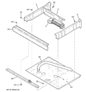 CENTER SPACER Diagram and Parts List for PT960SR2SS  General Electric Wall Oven